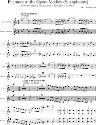 Check spelling or type a new query. Download Phantom Of The Opera Medley Sheet Music Composed By Tenor Saxophone Sheet Music Popular Songs Png Image With No Background Pngkey Com