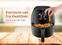 As for air frying, for easier understanding of this tech, its actually a simple oven with higher regulated air pressure than usual oven. Khind 3 5lt Air Fryer Hi Shopee Malaysia