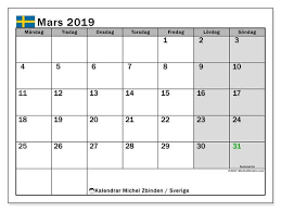 January is the first month of the year and is associated with winter in the northern hemisphere. Kalender Mars 2019 Sverige Kalender December Anteckningar