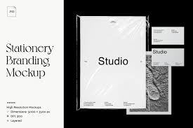 The template is clean and very. Sationery Branding Mockup In Corporate Identity Templates On Yellow Images Creative Store
