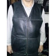 Erkek Deri Yelek Yeni Sezon Ici Kurklu Hakiki Deri Moda Yelek Deri