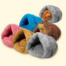 Cheape Kis Sicak Pelus Yumusak Kapali Yavru Kopek Kedi Kanepe Mat Cadir Yatak Yavru Pet House Cave Kennel Nest Uyku Canta Forshopsalon Co