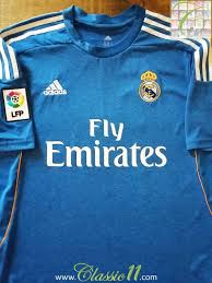 James rodriguez, ronaldo, bale, and other football stars will use this font on their. Real Madrid Away Football Shirt 2013 2014 Sponsored By Emirates