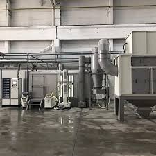 A)will this powder coating (pure polyester) withstand outdoor applications? Enclosed Powder Coating Booth Str Teknik Makina Cyclone Automatic