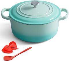 Hhs a to z index: Amazon Com M Cooker 4 5 Quart Enameled Dutch Oven With Self Basting Lid Household Cast Iron Soup Pot Non Stick Enamel Pot With Silicone Gloves And Anti Hot Silicone Shovel Mint Blue Home Kitchen