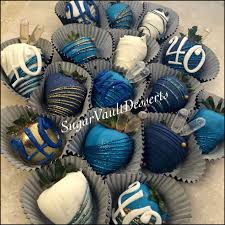Birthday Chocolate Covered Strawberries Happy 40th Birthday Chocolate Covered Strawberries Custom Chocolate Chocolate Covered Strawberries Birthday Chocolates