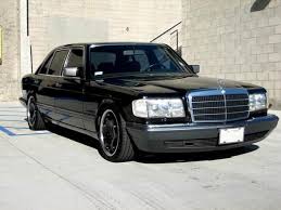 Mercedes Benz S Class W126 Black Classic Benz S Class Mercedes W126 Mercedes Benz