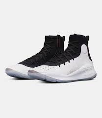 Black And White Under Armour Basketball Shoes Men S Ua Curry 4 Basketball Shoes Under Armour Us With Images Curry Basketball Shoes Basketball Shoes Next Shoes