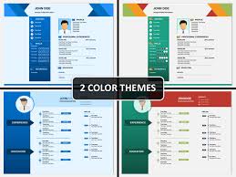 Free download a professional resume template to stand out from all candidates. Professional Resume Powerpoint Template Sketchbubble