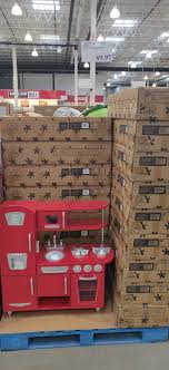 costco] kidkraft red vintage kitchen