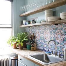 Create A Decorative Kitchen Backsplash With Cement Tiles Image Via Chad Mcphail Design Med Bilder Kjokkenfliser Sweet Home Kjokken Innredning
