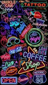 Hd wallpapers and background images Neon Wallpaper Discovered By ð™°ð™»ð™´ðš‡ð™¸ð™° On We Heart It
