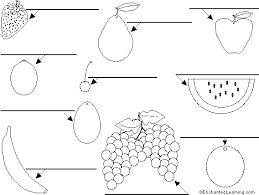 Label The Fruit In French Teaching French Childrens Activities French Classroom