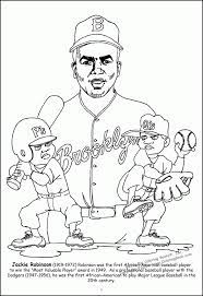 Jackie robinson coloring page 3. Jackie Robinson Famous African Americans Coloring Pages Coloring Home