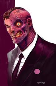 Those Who Wander Are Not Lost Two Face Batman Two Faces Superhero Comic