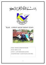 By muhammad syahir 12900 views. Doc Tajuk Sistem Sosial Dalam Islam Fakhrul Aiman Academia Edu