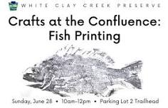 Crafts at the Confluence - Fish Printing