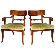 English Regency Dining Chairs 2 Pairs Available Aptdeco Dining Chairs Chair Regency