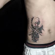 Hình xăm tả thực trắng đen. Hinh XÄƒm Samurai Ä'áº¹p Máº¡nh Máº½ Cháº¥t Lá»« Vnlife