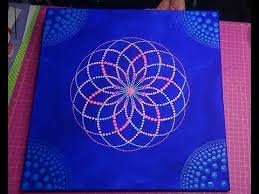 Dot Painting 90 With Artist Janette Oakman Full Tutorial Mandala Pointillism Geometric Youtube Dot Painting Pointillism Meditation Art