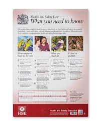 Health & safety law poster. Health Safety Law Poster Semi Rigid Plastic A3 From Aspli Safety