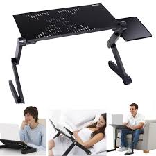 Portable Foldable Adjustable Folding Table For Laptop Desk Computer Mesa Para Notebook Stand Tray For Sofa Bed Small Table In 2020 Laptop Desk Stand Portable Laptop Table Laptop Stand