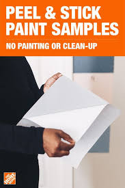 Sample Colors Without The Mess With Peel Stick Paint Sample Kits From The Home Depot In 2020 Home Depot Paint Buying Paint The Home Depot