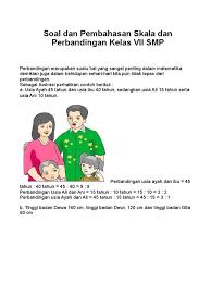 Soal dan pembahasan try out matematika smp smart book matematika smp/mi kelas vii, viii, ix. Soal Dan Pembahasan Skala Dan Perbandingan Kelas Vii Pdf