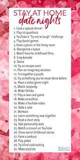 Includes free printables with couples date ideas so you never forget! 30 Date Night Ideas At Home Natural Beach Living
