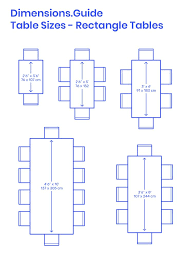 Louis, oklahoma city, tulsa, and kansas city. Rectangle Tables Size Variations Dining Table Dimensions Dining Table Sizes Dining Table Design