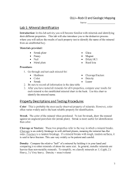 Gizmo mineral identification answer key description of : Mineral Identification Worksheet Answers Promotiontablecovers