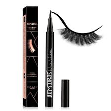 Don't close your eyes when applying, simkin stresses, because it changes your eye shape. Amazon Com 2 In 1 Eyeliner Instead Of Glue Jimire Magic Eyeliner Extra Strong Hold For False Eyelashes No Magnet No Glue Needed Only For 20 S To Apply Lashes