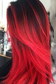 28 Gorgeous Red Ombre Hair Styles You Know You Want To Try Red Ombre Hair Hair Styles Dyed Red Hair