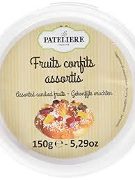 La Pateliere Fruits Confits Assortis 150 G Lot De 4 Amazon Fr Epicerie