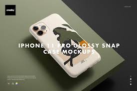 Iphone 11 Pro Glossy Case Mockup Set Business Card Mock Up Iphone 11 Iphone