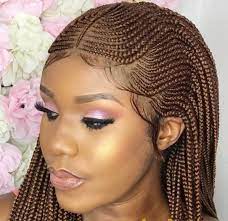 Lace Frontal Cornrow Braided Wig African Braids Hairstyles Braided Cornrow Hairstyles Cornrow Hairstyles