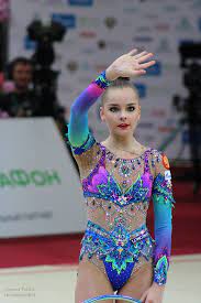 Dina averina, 22, placed second and her sister, arina, fell to fourth place. Rg Leo Arina Averina Russia Hoop 2018 Gymnastics Outfits Rhythmic Gymnastics Leotards Leotards Gymnastics Rhythmic