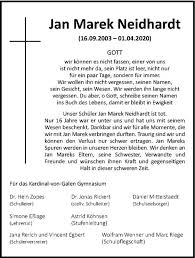 Karel rachůnek, jan marek and josef vašíček died today in a planecrash, when a plane of their team lokomotiv yaroslavl (khl) crashed soon after take off. Traueranzeigen Von Jan Marek Neidhardt Www Trauer Ms
