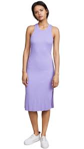 Cotton Citizen The Melbourne Tank Dress In Pastel Purple Modesens
