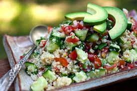 Zack started this modest project with an aim to just make potato salad. Spicy Quinoa Cucumber And Tomato Salad The New York Times