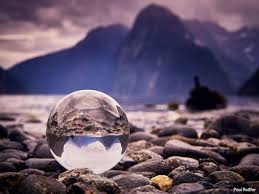 A painted glass snuff bottle photographed through a 2 1/2 lensball, pictured in comments. Glass Ball Photography The Whole World In Your Hand Paul Reiffer Photographer