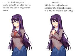 might be a really shitty hot take but what this community has done to the  characters is just awful. : r DDLC