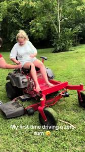 First Time Zero Turn Mower Driver Funny Video