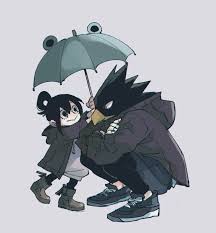 Tokoyami My Hero Academia Bird Guy Tsuyu Asui And Fumikage Tokoyami Boku No Hero Academia My Hero Academia Bnha Tokoyami Boku No Hero My Hero Academia Tsuyu My Hero
