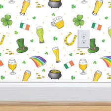 The parades, shamrocks, and green beer are. St Patrick S Day Symbols Spoonflower
