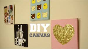 So it's one of those projects that i just pushed to the bottom of. Diy Wall Decor Custom Canvas Youtube