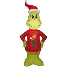 It was (christmas) come to life, he said. Dr Seuss 4 Ft Lighted Inflatable Grinch With Christmas Sweater The Home Depot Canada
