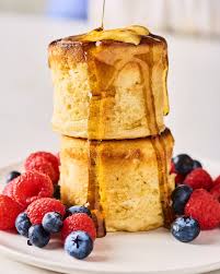 How To Make Impossibly Fluffy Japanese Style Pancakes Recipe Japanese Pancake Food Pancakes