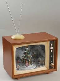 Retro Tv Christmas Scene Christmas Music Box Christmas Scene Christmas Room