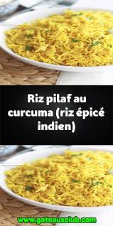 Riz Pilaf Au Curcuma Riz Epice Indien Riz Pilaf Epice Indienne Riz